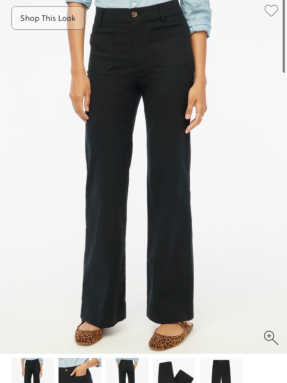 NWT J. Crew Black Lizzie Pants
